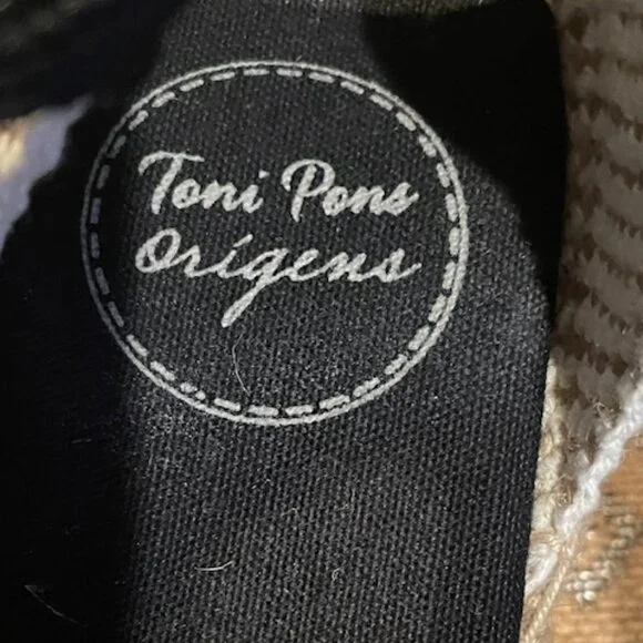 Toni Pons Valencia Black Linen Wedge Espadrille, size 39 (8.5) - Picture 6 of 8